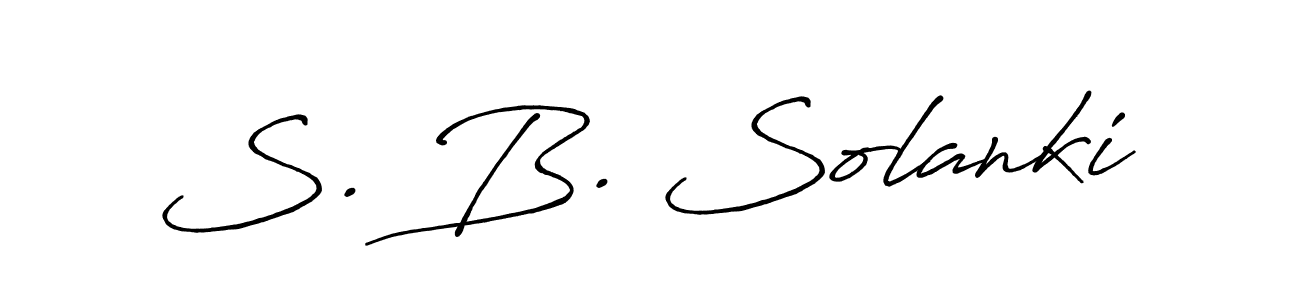 if you are searching for the best signature style for your name S. B. Solanki. so please give up your signature search. here we have designed multiple signature styles  using Antro_Vectra_Bolder. S. B. Solanki signature style 7 images and pictures png