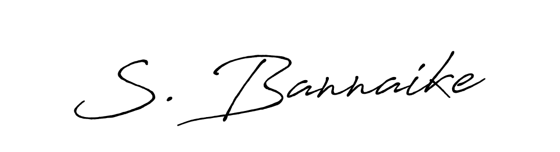 It looks lik you need a new signature style for name S. Bannaike. Design unique handwritten (Antro_Vectra_Bolder) signature with our free signature maker in just a few clicks. S. Bannaike signature style 7 images and pictures png