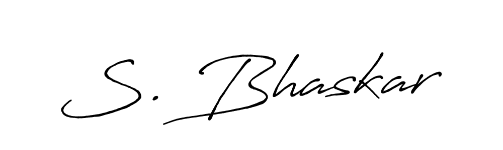 Antro_Vectra_Bolder is a professional signature style that is perfect for those who want to add a touch of class to their signature. It is also a great choice for those who want to make their signature more unique. Get S. Bhaskar name to fancy signature for free. S. Bhaskar signature style 7 images and pictures png