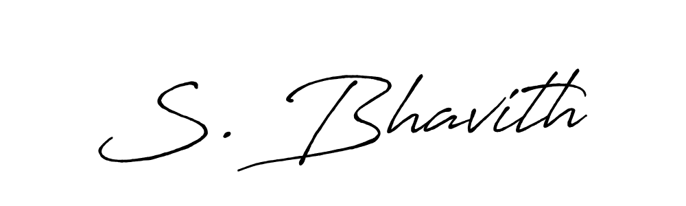 How to Draw S. Bhavith signature style? Antro_Vectra_Bolder is a latest design signature styles for name S. Bhavith. S. Bhavith signature style 7 images and pictures png