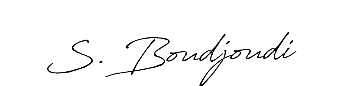 How to Draw S. Boudjoudi signature style? Antro_Vectra_Bolder is a latest design signature styles for name S. Boudjoudi. S. Boudjoudi signature style 7 images and pictures png