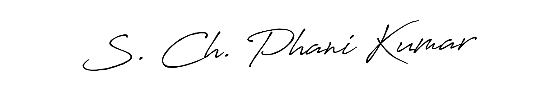 See photos of S. Ch. Phani Kumar official signature by Spectra . Check more albums & portfolios. Read reviews & check more about Antro_Vectra_Bolder font. S. Ch. Phani Kumar signature style 7 images and pictures png