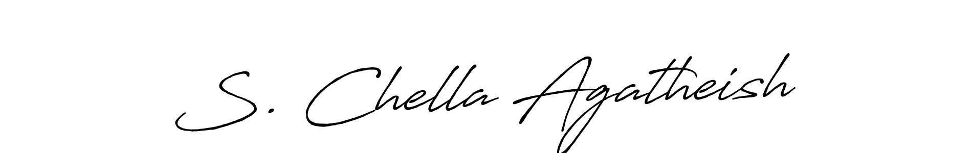 How to Draw S. Chella Agatheish signature style? Antro_Vectra_Bolder is a latest design signature styles for name S. Chella Agatheish. S. Chella Agatheish signature style 7 images and pictures png