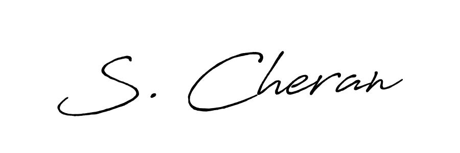 S. Cheran stylish signature style. Best Handwritten Sign (Antro_Vectra_Bolder) for my name. Handwritten Signature Collection Ideas for my name S. Cheran. S. Cheran signature style 7 images and pictures png