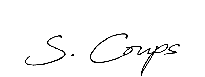 You can use this online signature creator to create a handwritten signature for the name S. Coups. This is the best online autograph maker. S. Coups signature style 7 images and pictures png