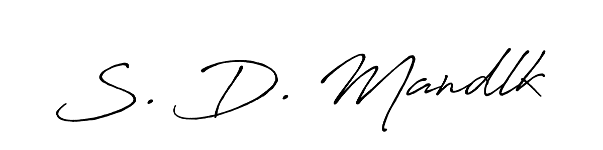 Similarly Antro_Vectra_Bolder is the best handwritten signature design. Signature creator online .You can use it as an online autograph creator for name S. D. Mandlk. S. D. Mandlk signature style 7 images and pictures png