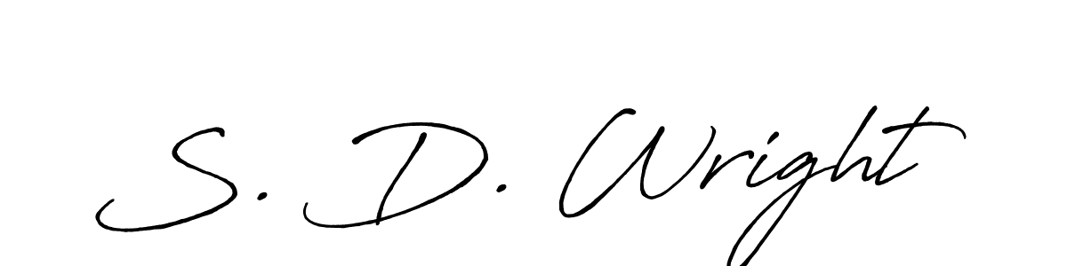 Make a short S. D. Wright signature style. Manage your documents anywhere anytime using Antro_Vectra_Bolder. Create and add eSignatures, submit forms, share and send files easily. S. D. Wright signature style 7 images and pictures png