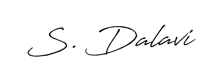 if you are searching for the best signature style for your name S. Dalavi. so please give up your signature search. here we have designed multiple signature styles  using Antro_Vectra_Bolder. S. Dalavi signature style 7 images and pictures png