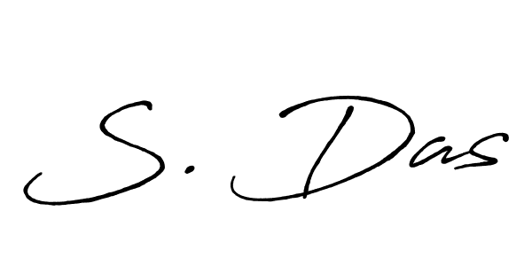 How to make S. Das signature? Antro_Vectra_Bolder is a professional autograph style. Create handwritten signature for S. Das name. S. Das signature style 7 images and pictures png