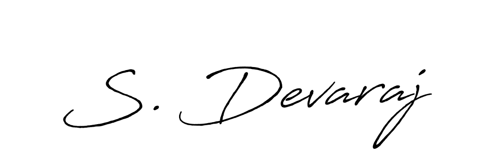 Make a beautiful signature design for name S. Devaraj. With this signature (Antro_Vectra_Bolder) style, you can create a handwritten signature for free. S. Devaraj signature style 7 images and pictures png