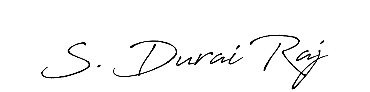 Use a signature maker to create a handwritten signature online. With this signature software, you can design (Antro_Vectra_Bolder) your own signature for name S. Durai Raj. S. Durai Raj signature style 7 images and pictures png