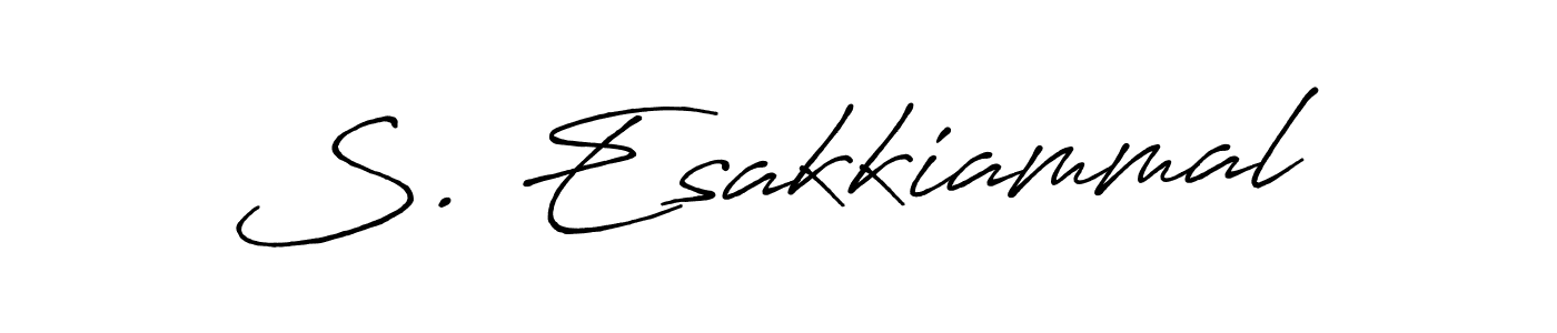 Make a short S. Esakkiammal signature style. Manage your documents anywhere anytime using Antro_Vectra_Bolder. Create and add eSignatures, submit forms, share and send files easily. S. Esakkiammal signature style 7 images and pictures png
