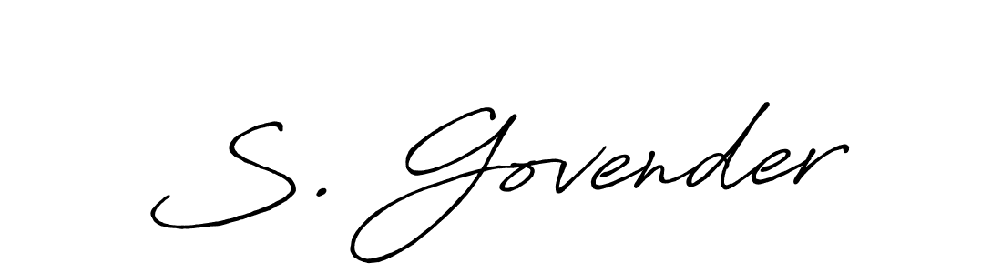 Best and Professional Signature Style for S. Govender. Antro_Vectra_Bolder Best Signature Style Collection. S. Govender signature style 7 images and pictures png