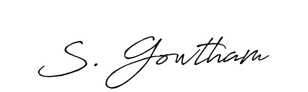 Check out images of Autograph of S. Gowtham name. Actor S. Gowtham Signature Style. Antro_Vectra_Bolder is a professional sign style online. S. Gowtham signature style 7 images and pictures png