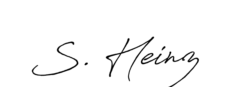 Make a beautiful signature design for name S. Heinz. With this signature (Antro_Vectra_Bolder) style, you can create a handwritten signature for free. S. Heinz signature style 7 images and pictures png