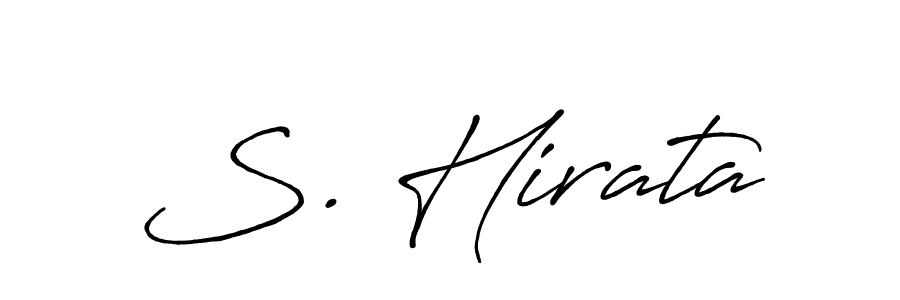 Once you've used our free online signature maker to create your best signature Antro_Vectra_Bolder style, it's time to enjoy all of the benefits that S. Hirata name signing documents. S. Hirata signature style 7 images and pictures png