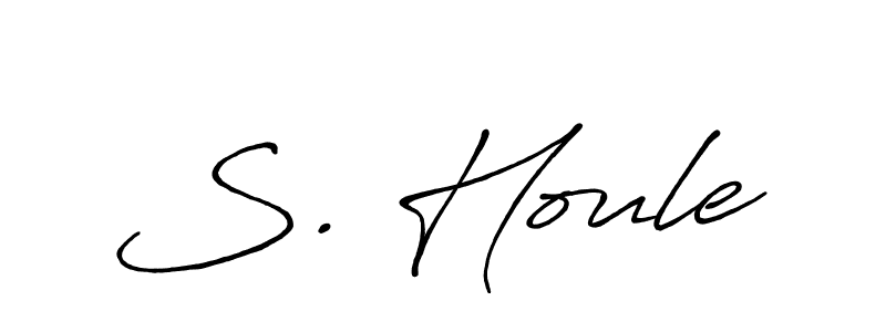 Also You can easily find your signature by using the search form. We will create S. Houle name handwritten signature images for you free of cost using Antro_Vectra_Bolder sign style. S. Houle signature style 7 images and pictures png