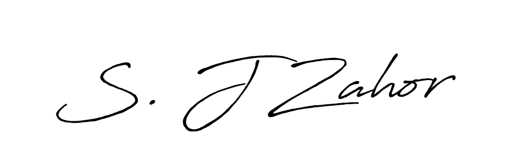 It looks lik you need a new signature style for name S. J Zahor. Design unique handwritten (Antro_Vectra_Bolder) signature with our free signature maker in just a few clicks. S. J Zahor signature style 7 images and pictures png