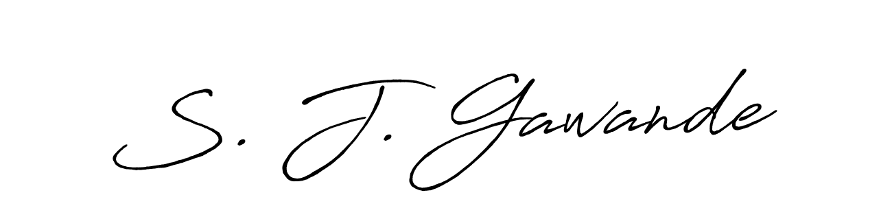 Make a short S. J. Gawande signature style. Manage your documents anywhere anytime using Antro_Vectra_Bolder. Create and add eSignatures, submit forms, share and send files easily. S. J. Gawande signature style 7 images and pictures png