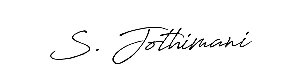 Make a beautiful signature design for name S. Jothimani. Use this online signature maker to create a handwritten signature for free. S. Jothimani signature style 7 images and pictures png