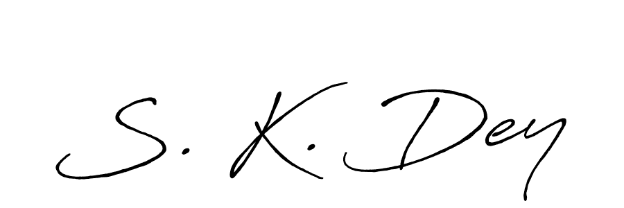 Similarly Antro_Vectra_Bolder is the best handwritten signature design. Signature creator online .You can use it as an online autograph creator for name S. K. Dey. S. K. Dey signature style 7 images and pictures png