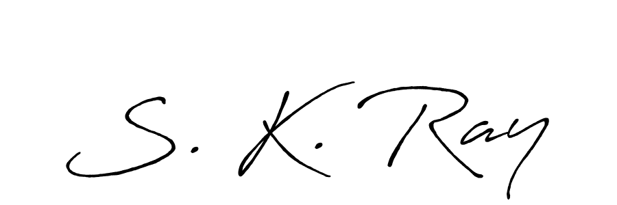 Also we have S. K. Ray name is the best signature style. Create professional handwritten signature collection using Antro_Vectra_Bolder autograph style. S. K. Ray signature style 7 images and pictures png