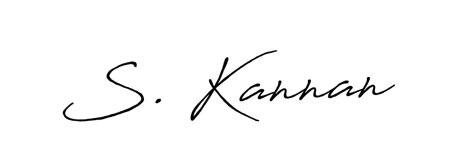 Design your own signature with our free online signature maker. With this signature software, you can create a handwritten (Antro_Vectra_Bolder) signature for name S. Kannan. S. Kannan signature style 7 images and pictures png