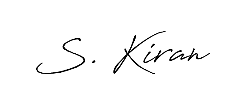 Also we have S. Kiran name is the best signature style. Create professional handwritten signature collection using Antro_Vectra_Bolder autograph style. S. Kiran signature style 7 images and pictures png