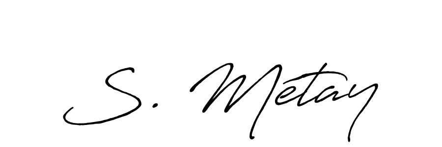 Best and Professional Signature Style for S. Métay. Antro_Vectra_Bolder Best Signature Style Collection. S. Métay signature style 7 images and pictures png