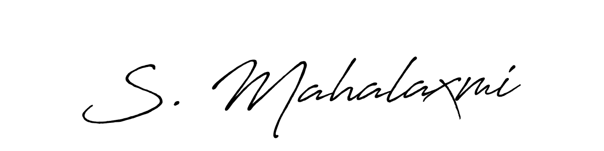 Similarly Antro_Vectra_Bolder is the best handwritten signature design. Signature creator online .You can use it as an online autograph creator for name S. Mahalaxmi. S. Mahalaxmi signature style 7 images and pictures png