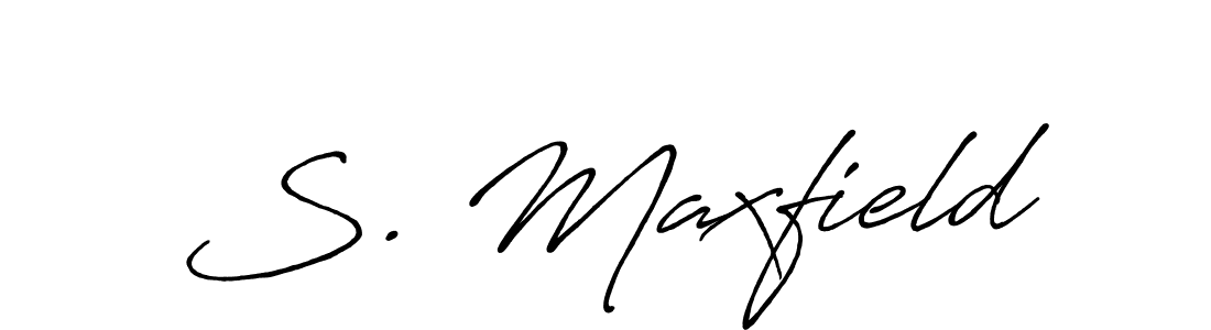 Antro_Vectra_Bolder is a professional signature style that is perfect for those who want to add a touch of class to their signature. It is also a great choice for those who want to make their signature more unique. Get S. Maxfield name to fancy signature for free. S. Maxfield signature style 7 images and pictures png