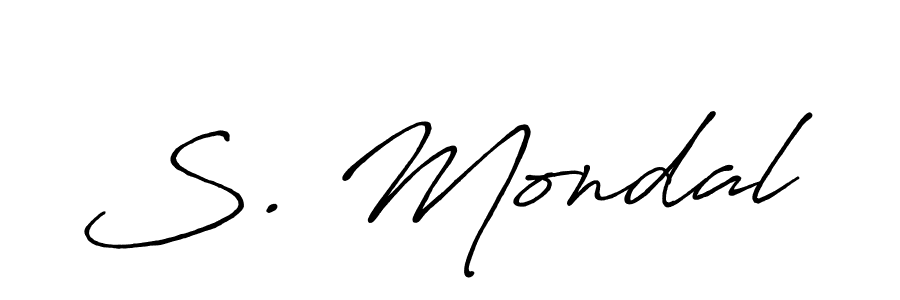 Antro_Vectra_Bolder is a professional signature style that is perfect for those who want to add a touch of class to their signature. It is also a great choice for those who want to make their signature more unique. Get S. Mondal name to fancy signature for free. S. Mondal signature style 7 images and pictures png