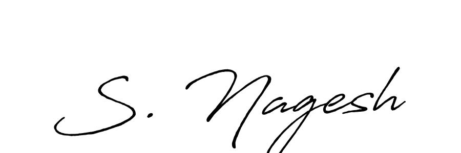 Make a beautiful signature design for name S. Nagesh. Use this online signature maker to create a handwritten signature for free. S. Nagesh signature style 7 images and pictures png