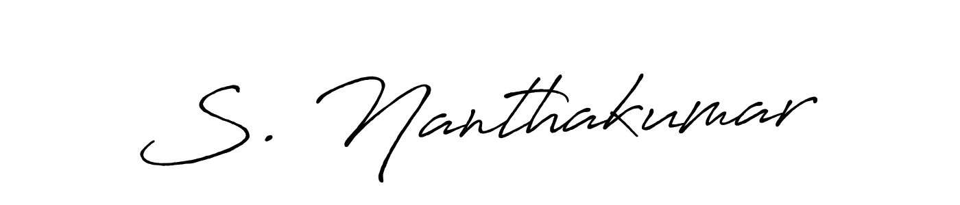 Antro_Vectra_Bolder is a professional signature style that is perfect for those who want to add a touch of class to their signature. It is also a great choice for those who want to make their signature more unique. Get S. Nanthakumar name to fancy signature for free. S. Nanthakumar signature style 7 images and pictures png
