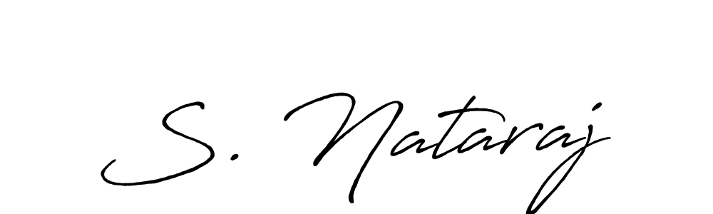 if you are searching for the best signature style for your name S. Nataraj. so please give up your signature search. here we have designed multiple signature styles  using Antro_Vectra_Bolder. S. Nataraj signature style 7 images and pictures png