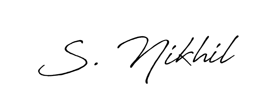 See photos of S. Nikhil official signature by Spectra . Check more albums & portfolios. Read reviews & check more about Antro_Vectra_Bolder font. S. Nikhil signature style 7 images and pictures png