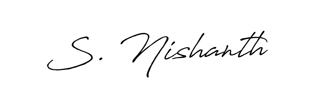 Here are the top 10 professional signature styles for the name S. Nishanth. These are the best autograph styles you can use for your name. S. Nishanth signature style 7 images and pictures png