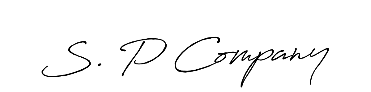 How to make S. P Company signature? Antro_Vectra_Bolder is a professional autograph style. Create handwritten signature for S. P Company name. S. P Company signature style 7 images and pictures png