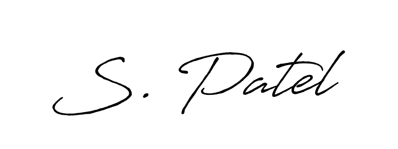 Make a beautiful signature design for name S. Patel. Use this online signature maker to create a handwritten signature for free. S. Patel signature style 7 images and pictures png