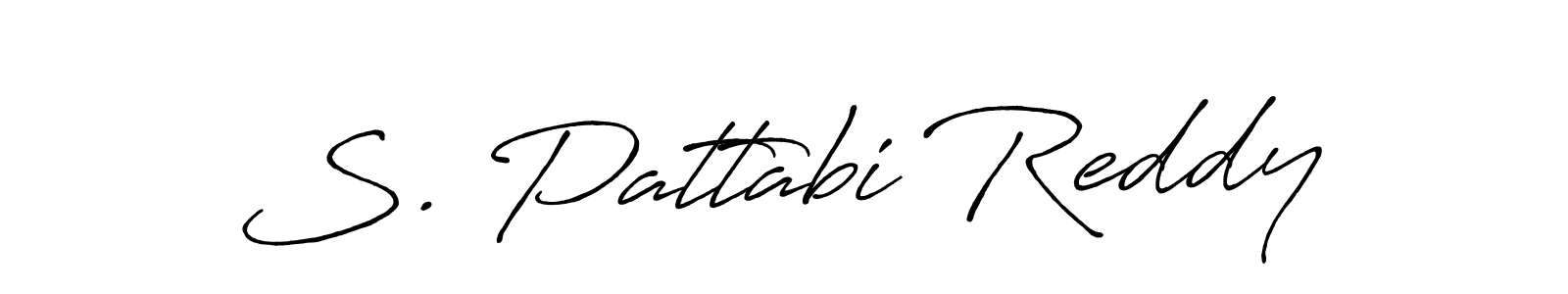 Create a beautiful signature design for name S. Pattabi Reddy. With this signature (Antro_Vectra_Bolder) fonts, you can make a handwritten signature for free. S. Pattabi Reddy signature style 7 images and pictures png