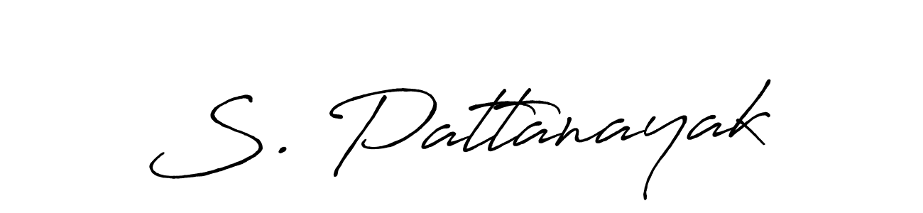 Make a beautiful signature design for name S. Pattanayak. With this signature (Antro_Vectra_Bolder) style, you can create a handwritten signature for free. S. Pattanayak signature style 7 images and pictures png