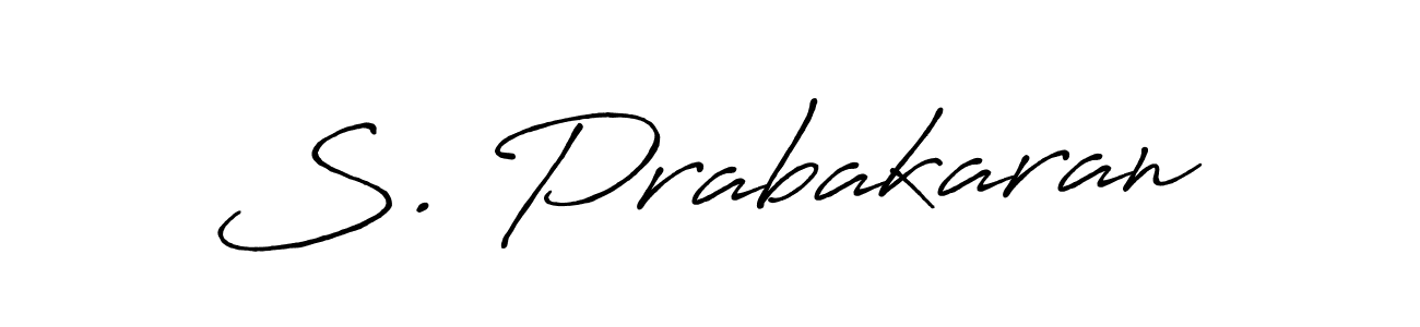 Make a beautiful signature design for name S. Prabakaran. With this signature (Antro_Vectra_Bolder) style, you can create a handwritten signature for free. S. Prabakaran signature style 7 images and pictures png