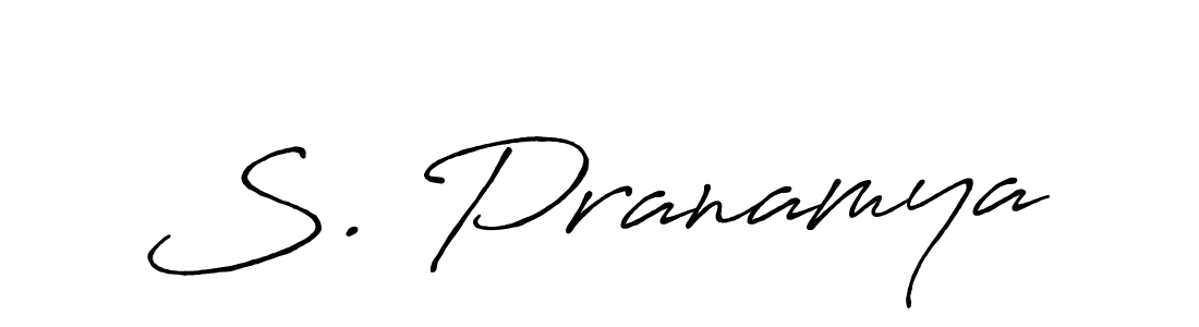 Make a beautiful signature design for name S. Pranamya. Use this online signature maker to create a handwritten signature for free. S. Pranamya signature style 7 images and pictures png