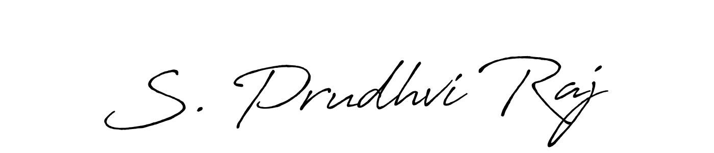 S. Prudhvi Raj stylish signature style. Best Handwritten Sign (Antro_Vectra_Bolder) for my name. Handwritten Signature Collection Ideas for my name S. Prudhvi Raj. S. Prudhvi Raj signature style 7 images and pictures png