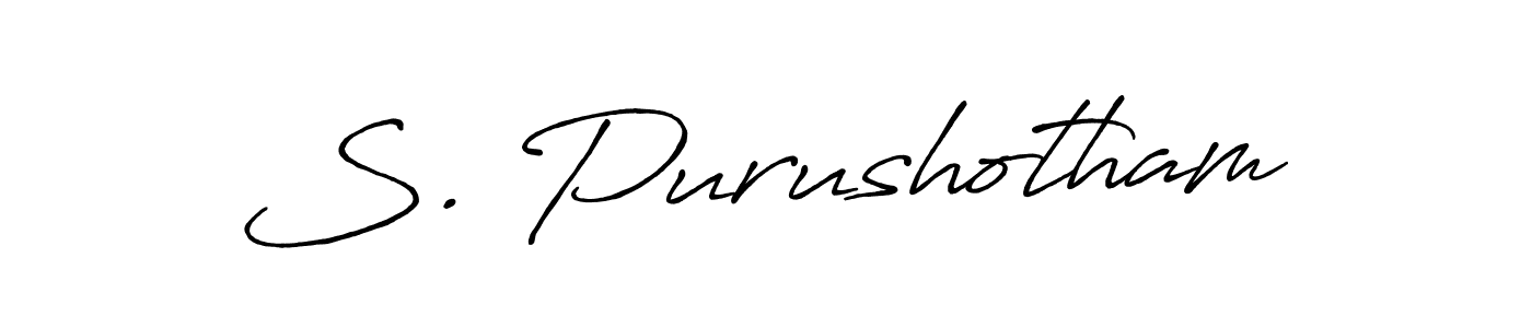 Make a beautiful signature design for name S. Purushotham. Use this online signature maker to create a handwritten signature for free. S. Purushotham signature style 7 images and pictures png