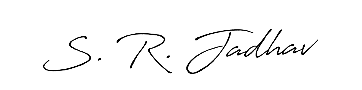 Once you've used our free online signature maker to create your best signature Antro_Vectra_Bolder style, it's time to enjoy all of the benefits that S. R. Jadhav name signing documents. S. R. Jadhav signature style 7 images and pictures png