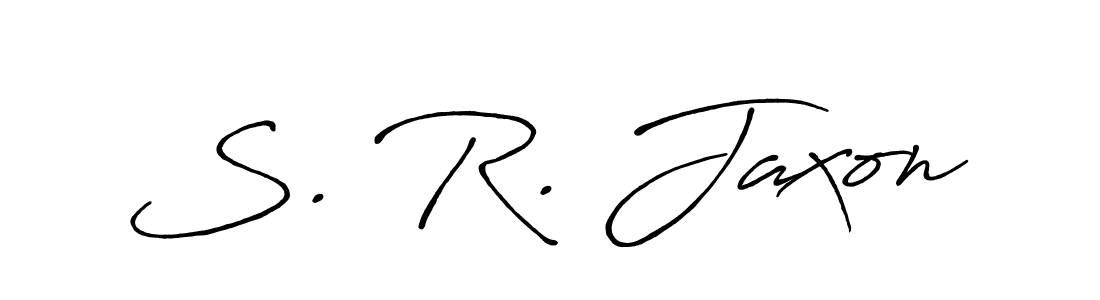 Also You can easily find your signature by using the search form. We will create S. R. Jaxon name handwritten signature images for you free of cost using Antro_Vectra_Bolder sign style. S. R. Jaxon signature style 7 images and pictures png