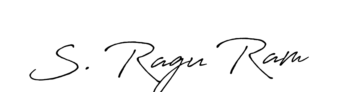 Antro_Vectra_Bolder is a professional signature style that is perfect for those who want to add a touch of class to their signature. It is also a great choice for those who want to make their signature more unique. Get S. Ragu Ram name to fancy signature for free. S. Ragu Ram signature style 7 images and pictures png