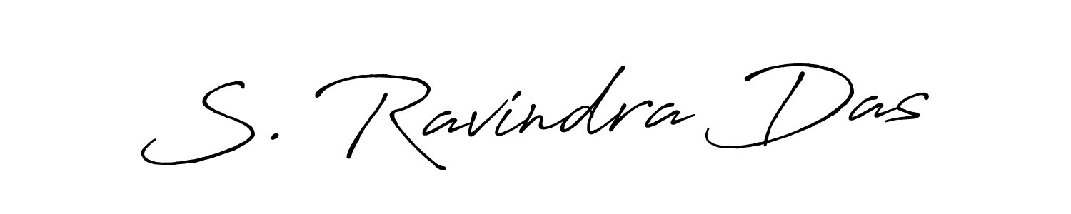 How to make S. Ravindra Das signature? Antro_Vectra_Bolder is a professional autograph style. Create handwritten signature for S. Ravindra Das name. S. Ravindra Das signature style 7 images and pictures png