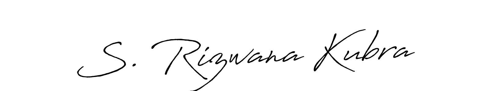 Also You can easily find your signature by using the search form. We will create S. Rizwana Kubra name handwritten signature images for you free of cost using Antro_Vectra_Bolder sign style. S. Rizwana Kubra signature style 7 images and pictures png